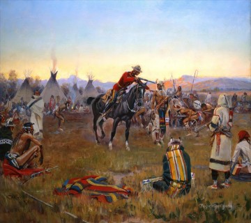 アメリカインディアン Painting - 西アメリカ インディアナ州 63